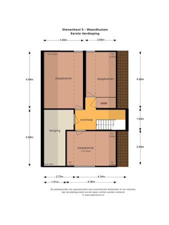 Floorplan - Stenenheul 5, 4287 LX Waardhuizen